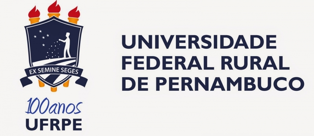 Logotipo comemorativo pelos 100 anos da UFRPE